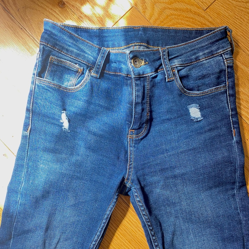 Zara Dark Wash Skinny Jeans - Picture 3 of 7